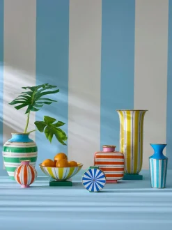 Jarrón de porcelana Portofino