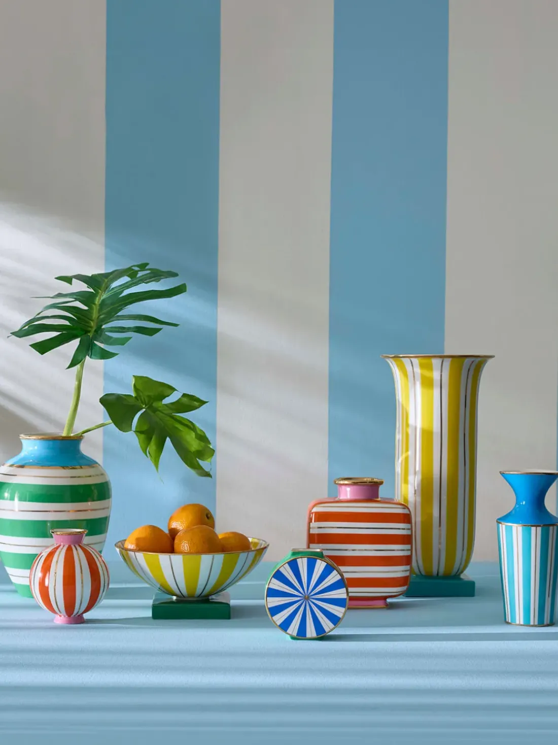 Jarrón de porcelana Portofino