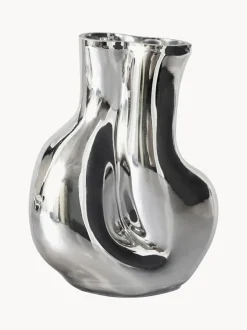 Jarrón de vidrio artesanal Gleam, 22 cm