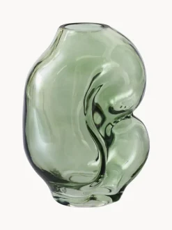 Jarrón de vidrio artesanal Gleam, 18 cm