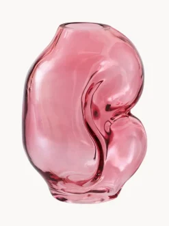 Jarrón de vidrio artesanal Gleam, 18 cm