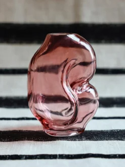 Jarrón de vidrio artesanal Gleam, 18 cm