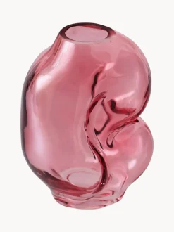 Jarrón de vidrio artesanal Gleam, 18 cm