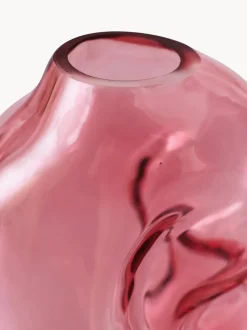 Jarrón de vidrio artesanal Gleam, 18 cm