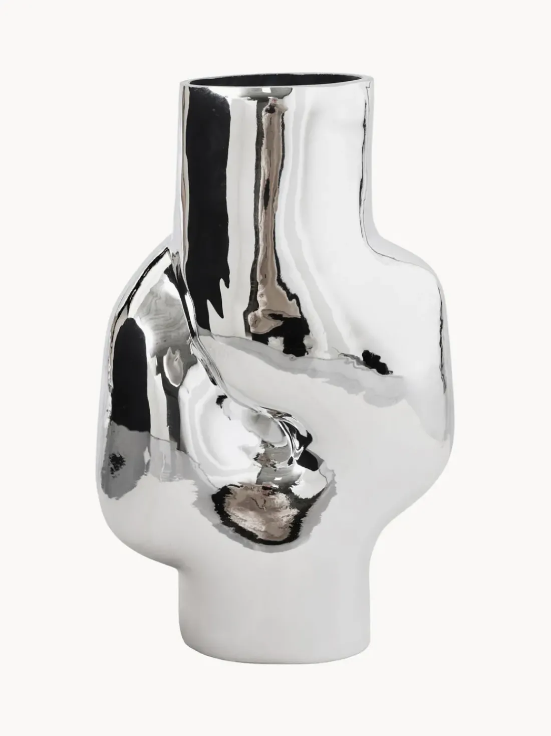 Jarrón de vidrio artesanal Gleam, 32 cm