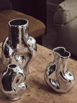 Jarrón de vidrio artesanal Gleam, 18 cm