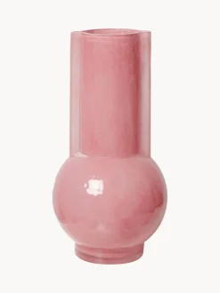 Jarrón de vidrio de diseño Flamingo, Al 25 cm