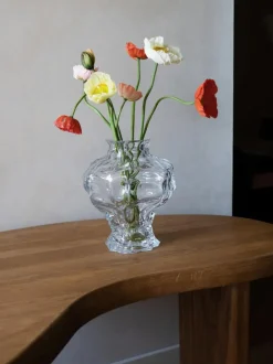 Jarrón de vidrio soplado Ammonit, 30 cm