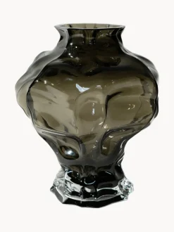 Jarrón de vidrio soplado Ammonit, 30 cm