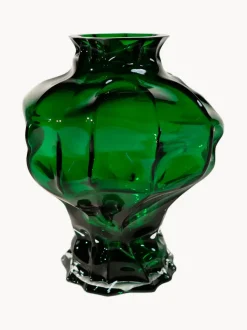 Jarrón de vidrio soplado Ammonit, 30 cm