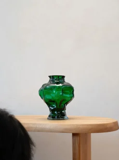 Jarrón de vidrio soplado Ammonit, 30 cm