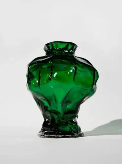 Jarrón de vidrio soplado Ammonit, 30 cm