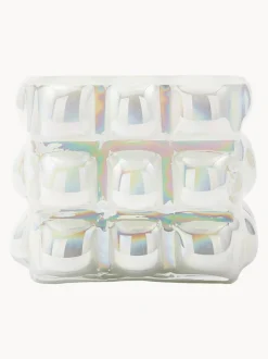 Jarrón de vidrio soplado Bubble, 18 cm