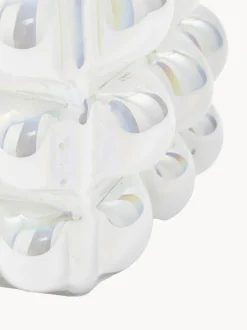 Jarrón de vidrio soplado Bubble, 18 cm