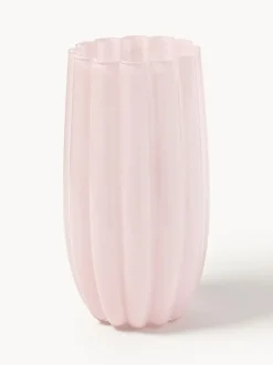 Jarrón de vidrio soplado Melon, 38 cm