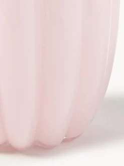Jarrón de vidrio soplado Melon, 38 cm
