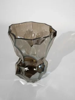 Jarrón de vidrio soplado Reflection, 30 cm
