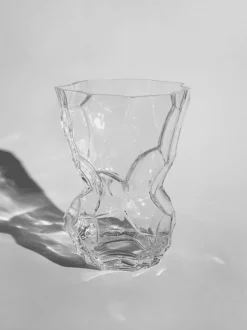 Jarrón de vidrio soplado Reflection, 30 cm