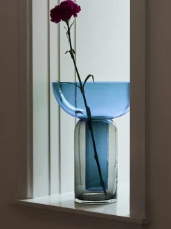 Jarrón de vidrio soplado Torus, 33 cm