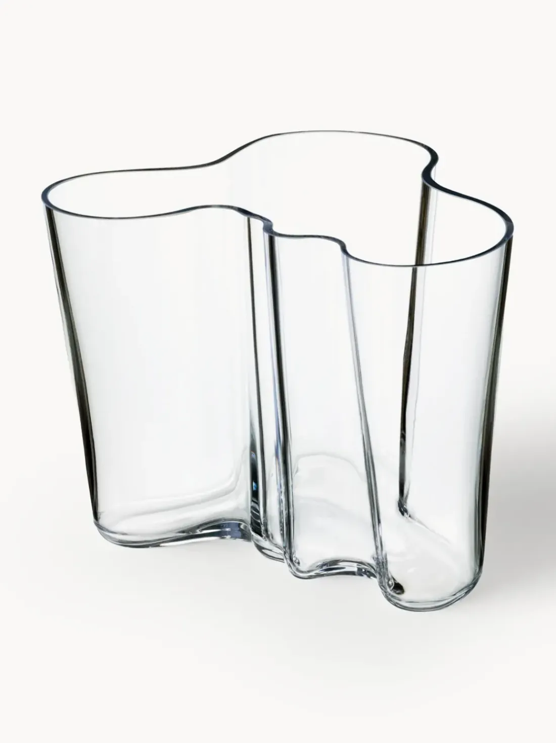 Jarrón soplado artesanalmente Alvar Aalto, 16 cm