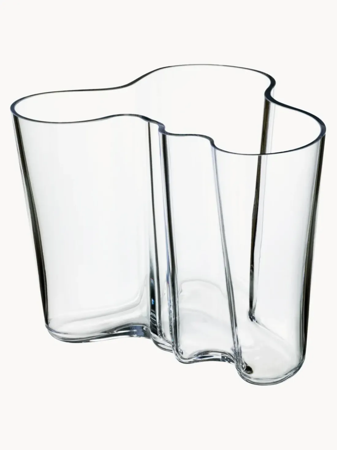Jarrón soplado artesanalmente Alvar Aalto, 16 cm
