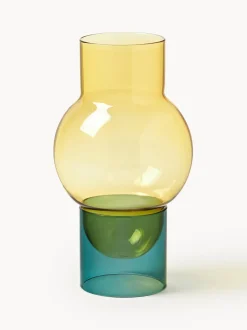 Jarrón soplado artesanalmente Bubble, 27 cm