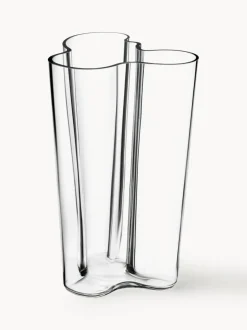 Jarrón soplado artesanalmente Alvar Aalto, 25 cm