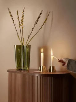 Jarrón soplado artesanalmente Alvar Aalto, 25 cm