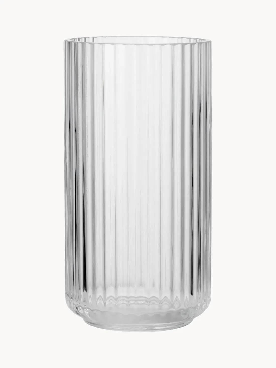 Jarrón soplado artesanalmente Lyngby, 21 cm