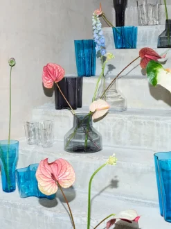 Jarrón soplado artesanalmente Alvar Aalto, 25 cm