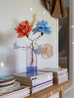 Jarrón soplado Bouquet Tube, 27 cm