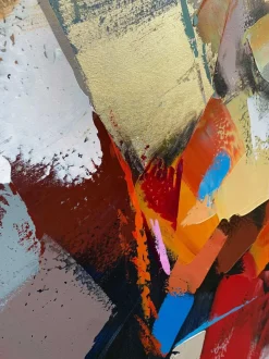 Lienzo pintado a mano Esplosione di Colore