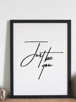 Lámina decorativa Just be You