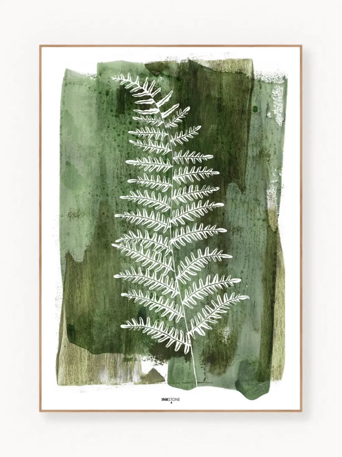 Lámina decorativa White Fern