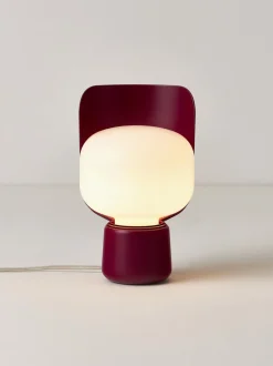 Lámpara de mesa artesanal pequeña Blom
