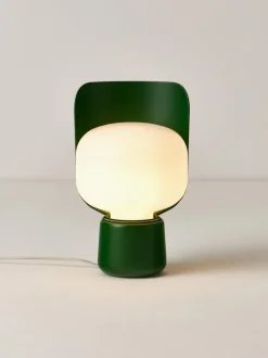 Lámpara de mesa artesanal pequeña Blom