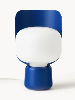 Lámpara de mesa artesanal pequeña Blom