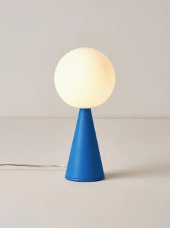 Lámpara de mesa artesanal pequeña Bilia Mini