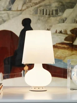 Lámpara de mesa artesanal pequeña regulable Fontana