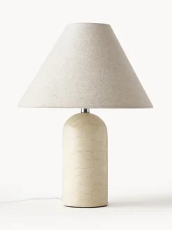 Lámpara de mesa de mármol Gia