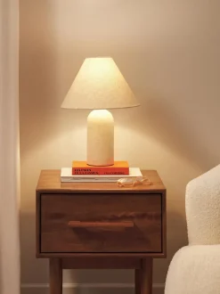 Lámpara de mesa de mármol Gia