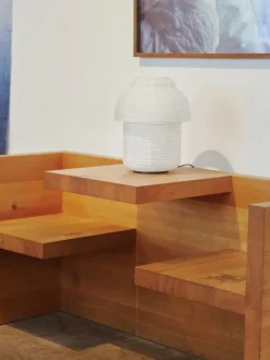 Lámpara de mesa de papel de arroz Paper