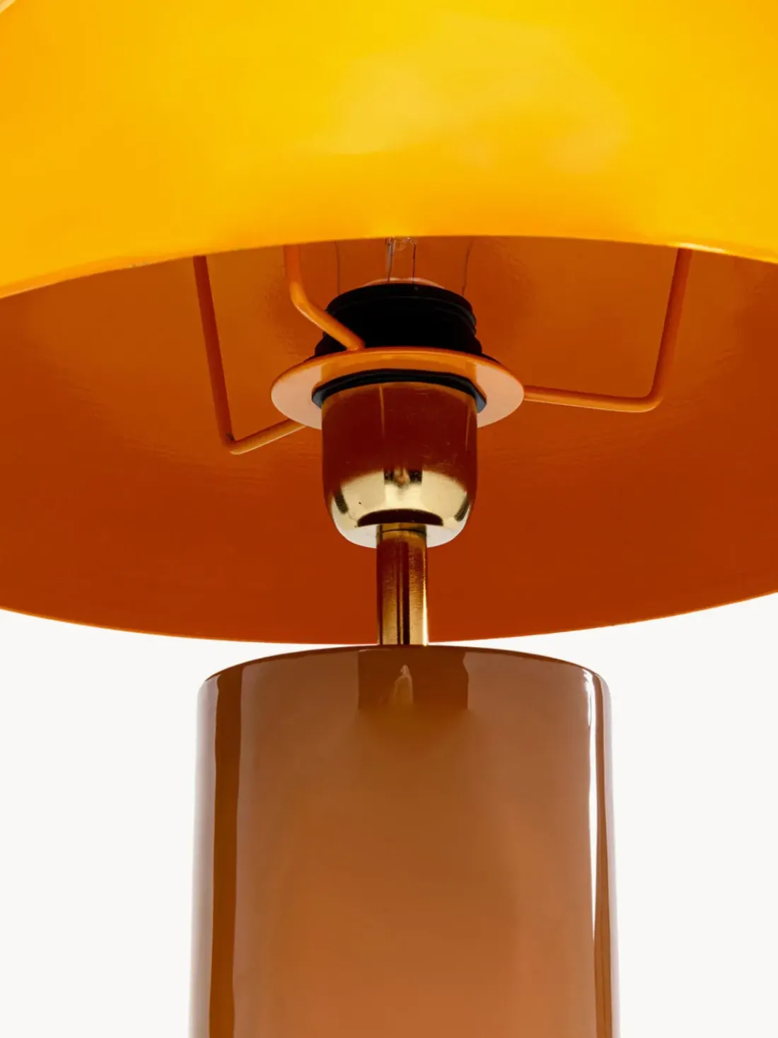 Lámpara de mesa grande artesanal Josy