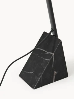 Lámpara de mesa grande con base de mármol Reyna