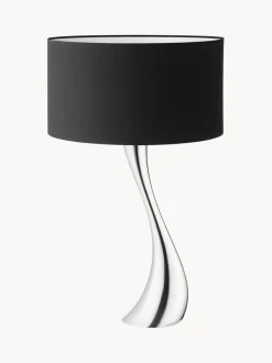 Lámpara de mesa grande de acero inoxidable Cobra