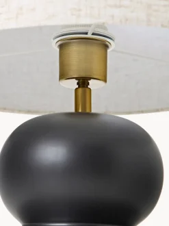 Lámpara de mesa grande de cerámica Georgina