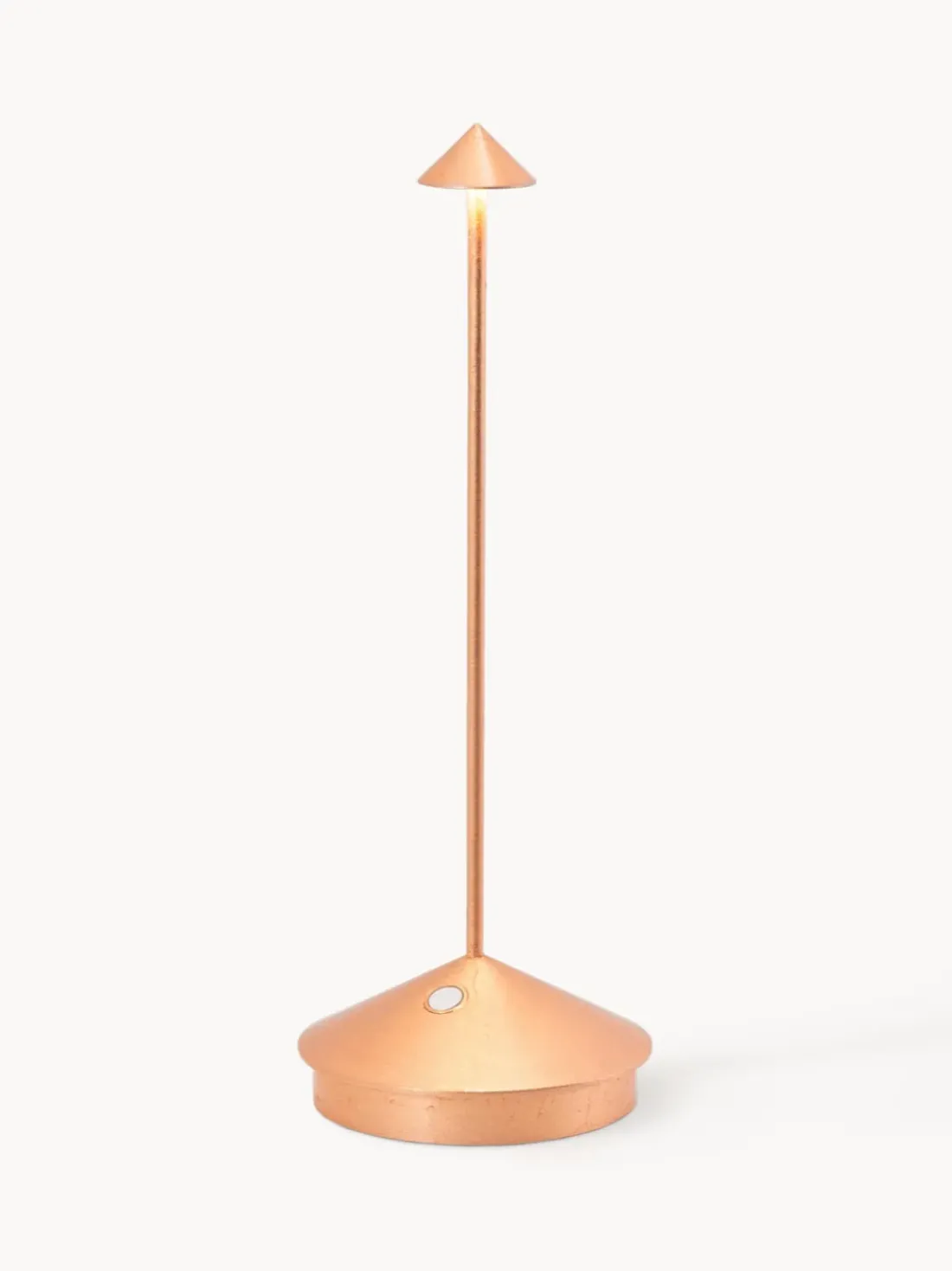 Lámpara de mesa LED móvil pequeña Pina, regulable
