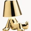 Lámpara de mesa LED pequeña regulable Golden Brothers Bob