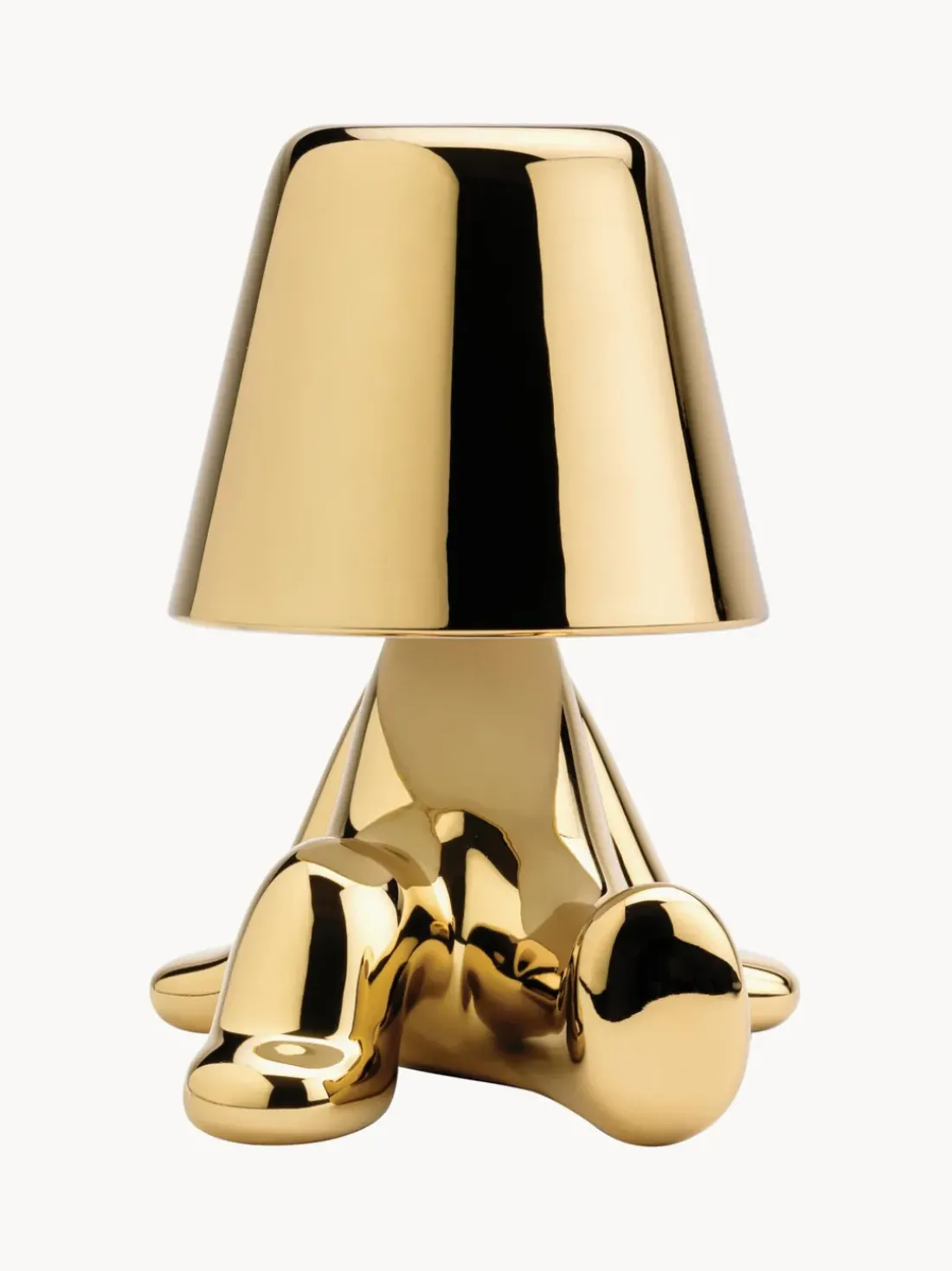 Lámpara de mesa LED pequeña regulable Golden Brothers Bob