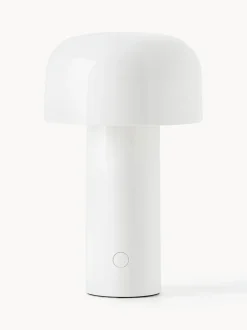 Lámpara de mesa LED pequeña regulable Bellhop, portátil